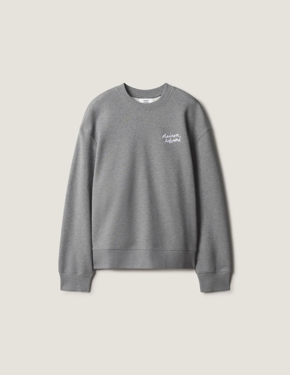 MAISON KITSUNE HANDWRITING COMFORT SWEATSHIRT - 1