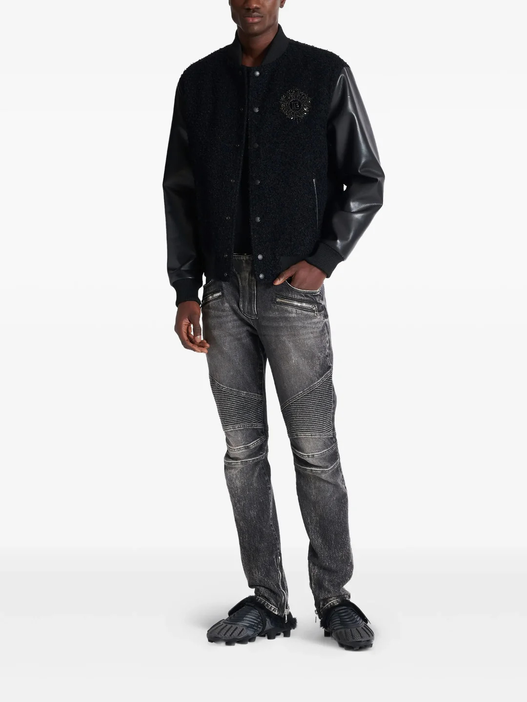 Biker Denim Pants - 2