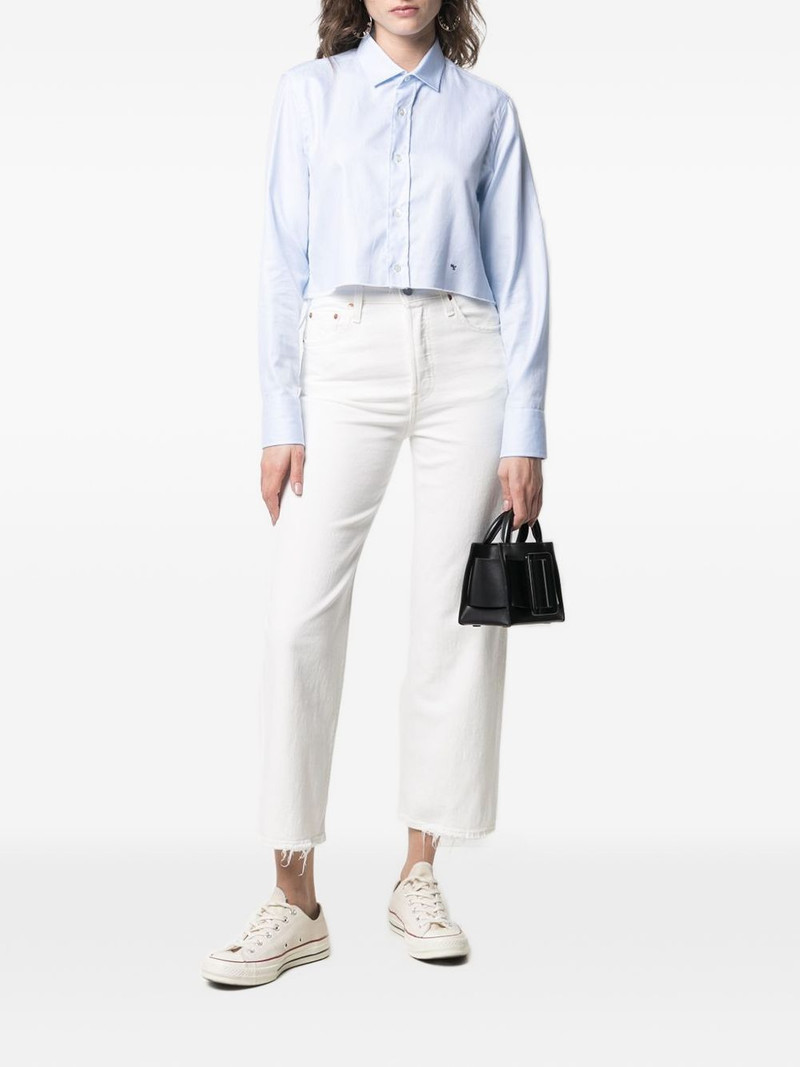 Levi's frayed jeans outlook