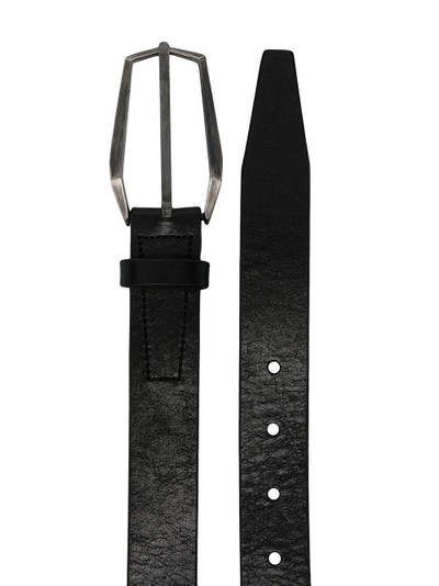 Julius buckled leather belt outlook