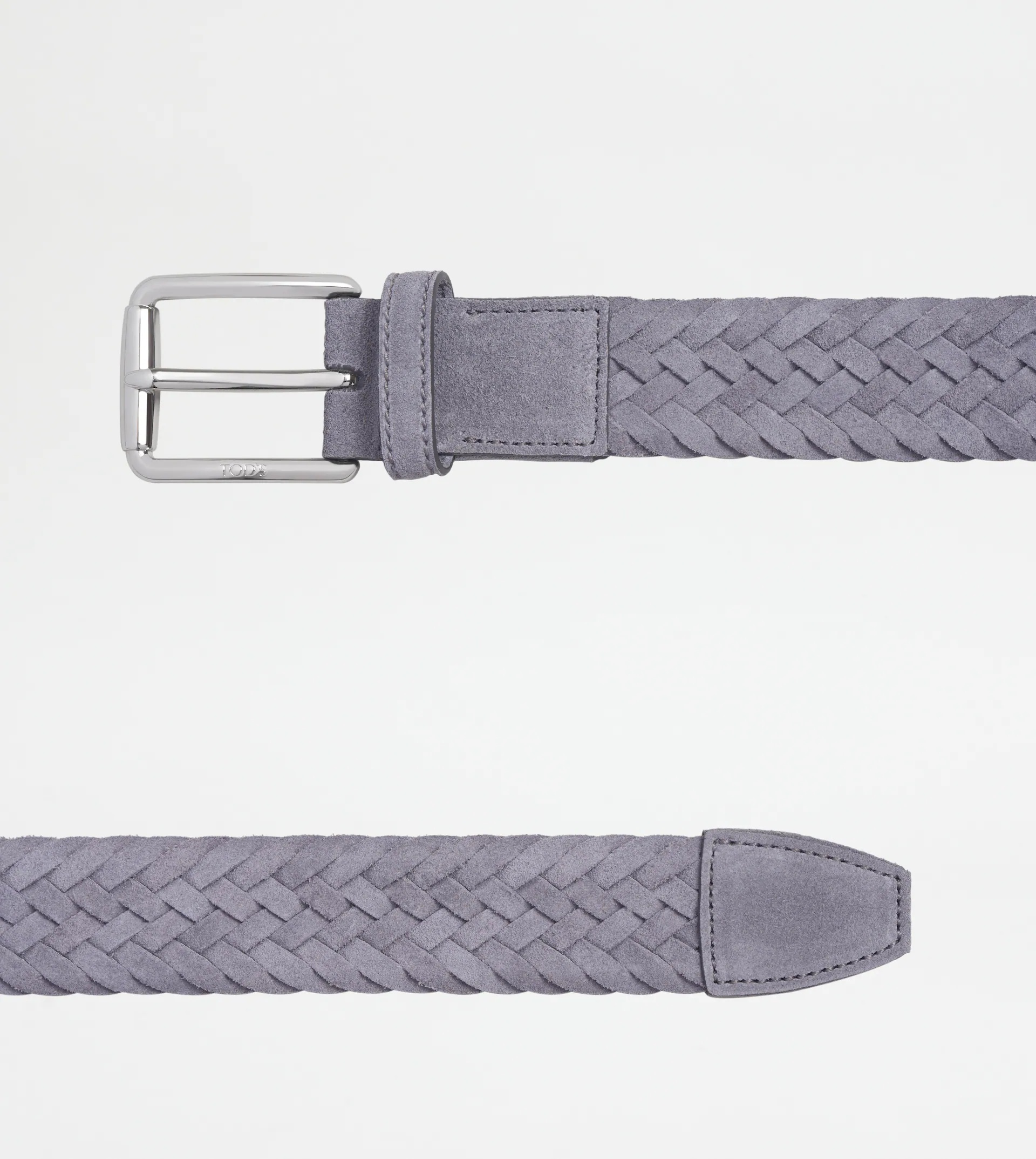 BELT IN SUEDE - GREY - 2