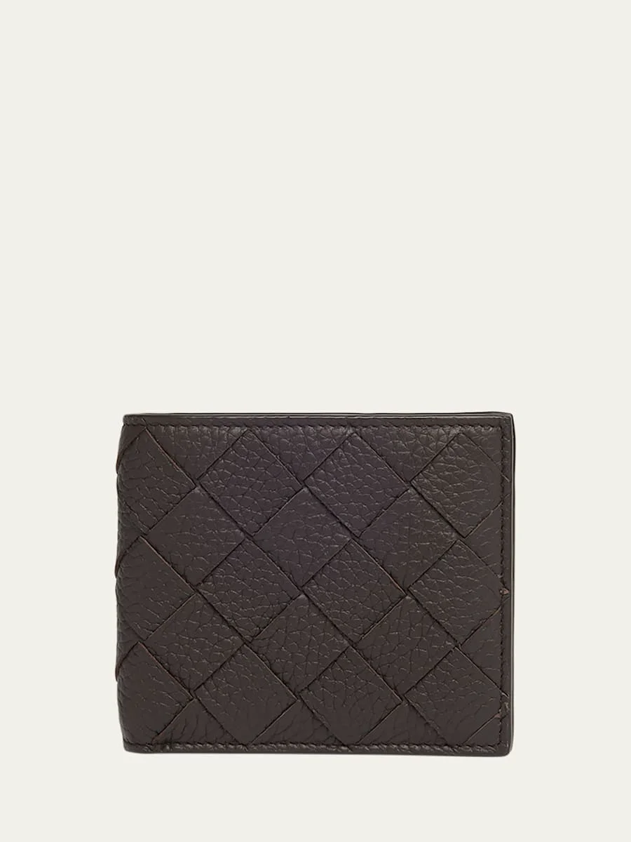 Men's Intrecciato Bi-Fold Wallet - 1