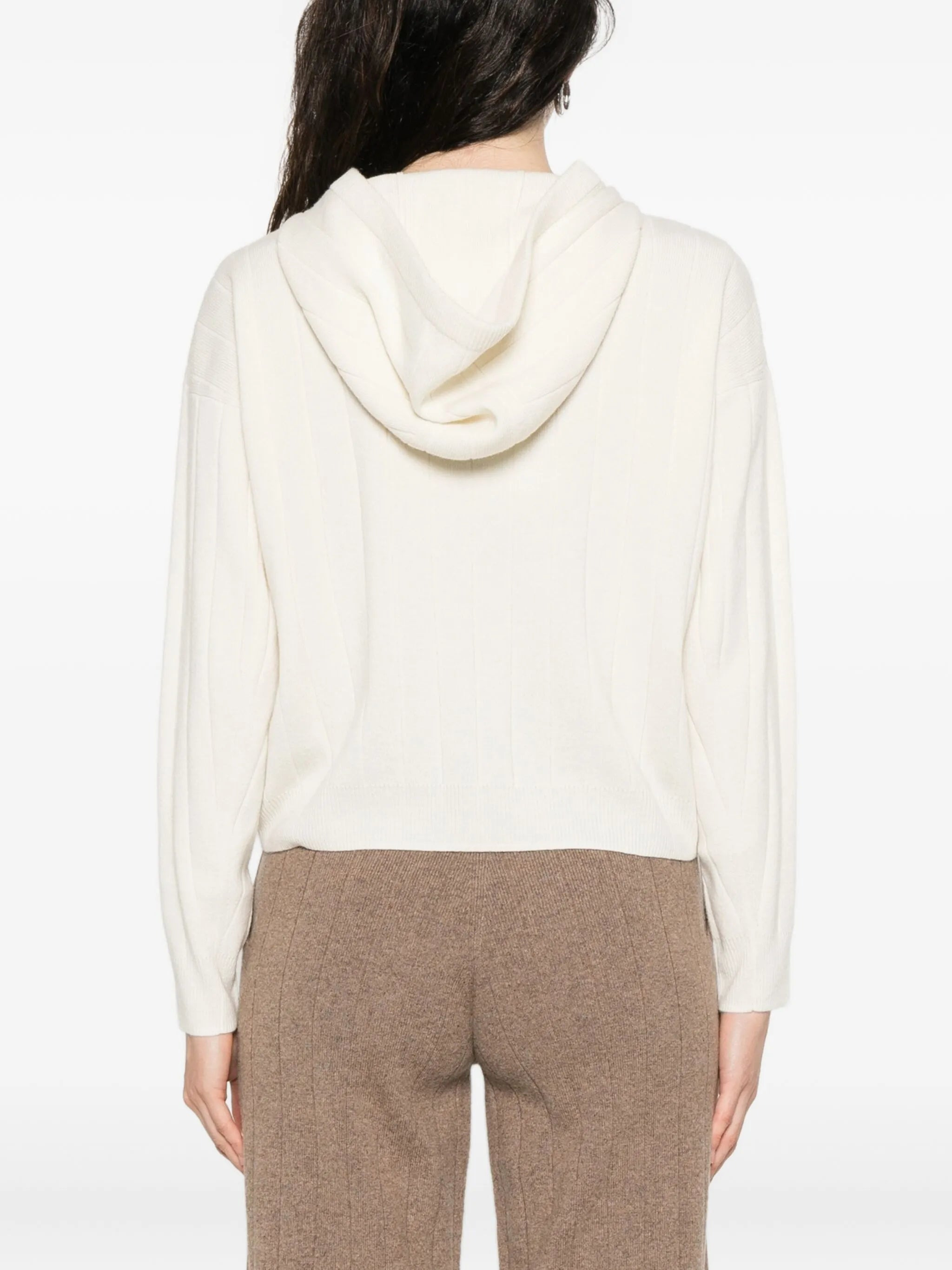 Max Mara Hooded Cashmere Cardigan - 5