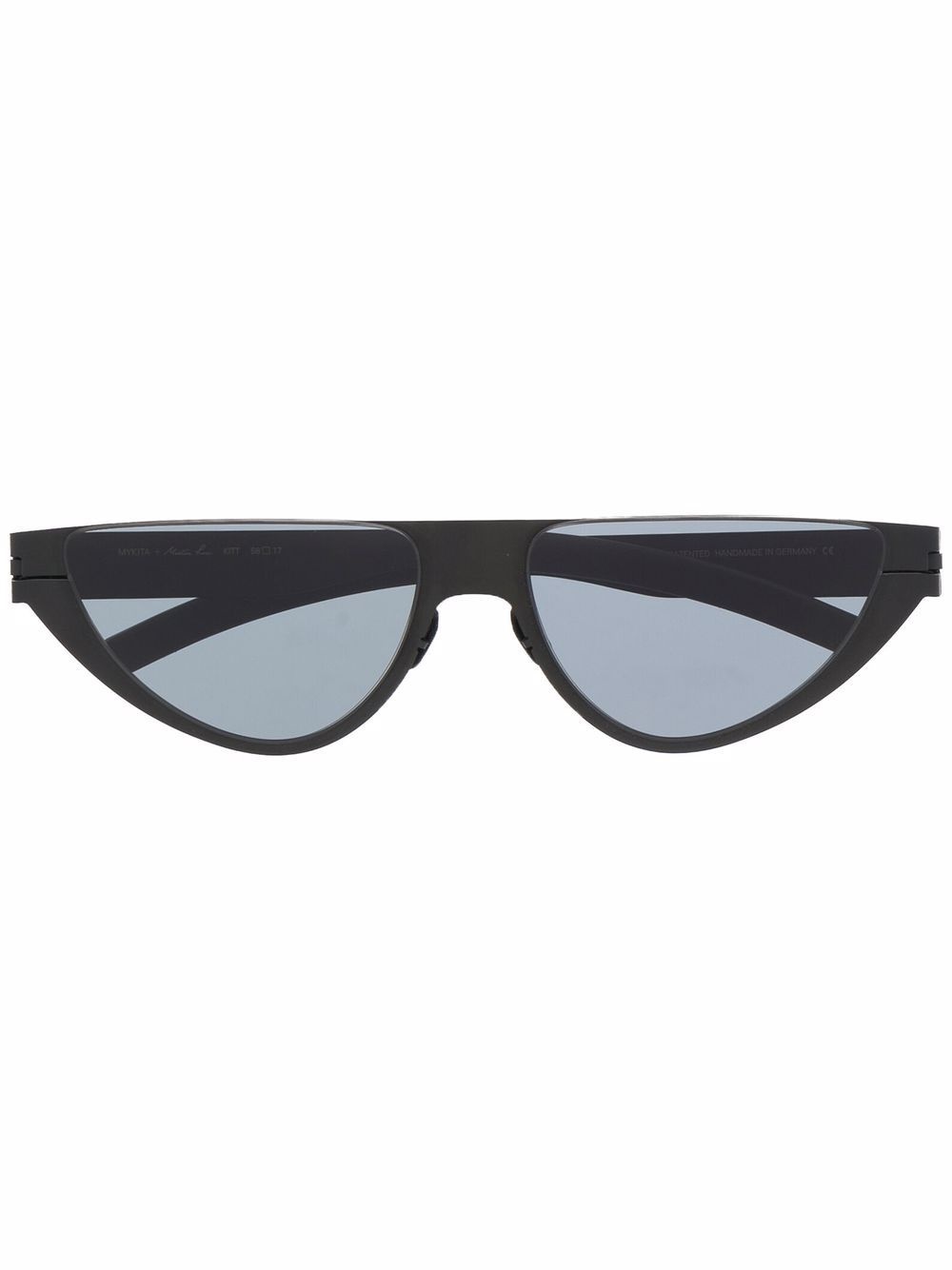 curved-frame sunglasses - 1