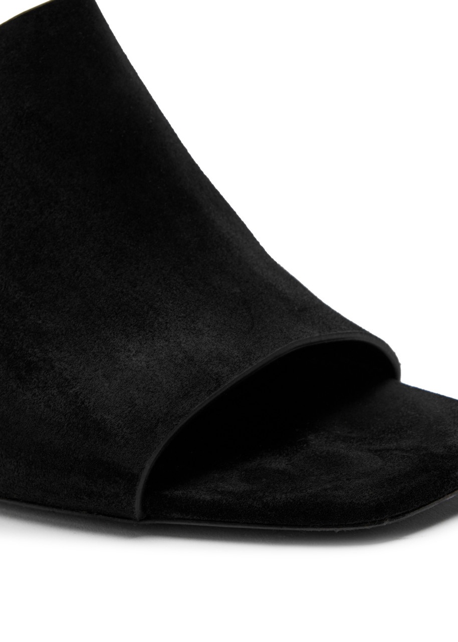 Toteme 85 Suede Mules - 4
