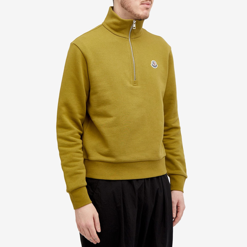Moncler Moncler Badge Logo Quarter Zip Sweat outlook