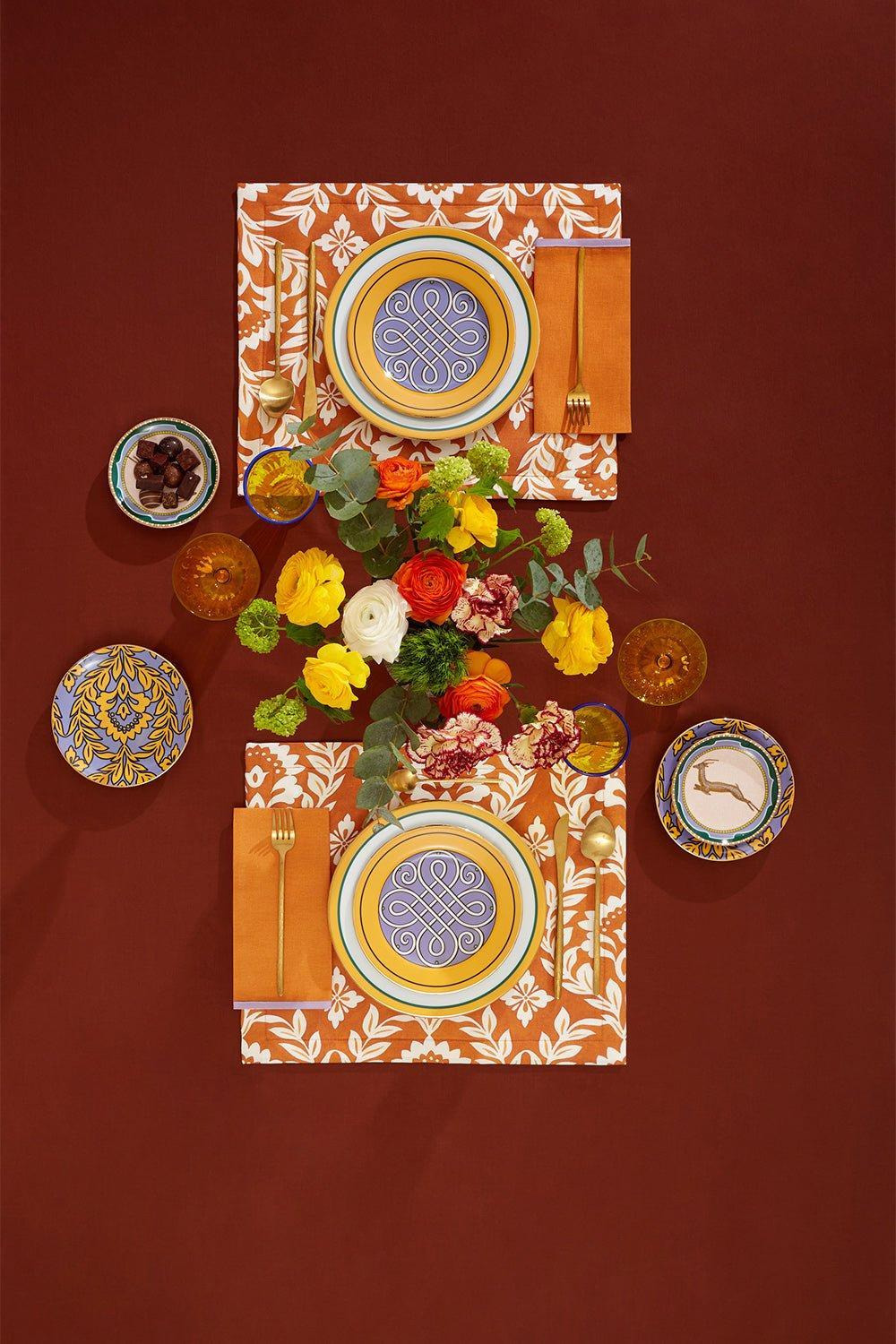 Large Napkins Set Of 6 - Siena Garland - 2