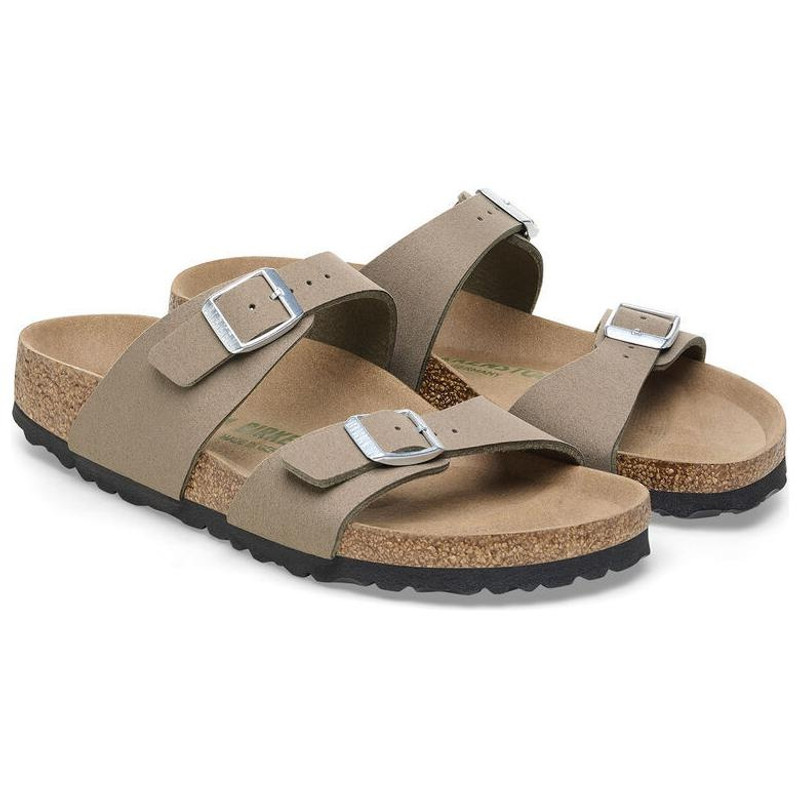 Birkenstock Sydney Vegan Synthetics Vegan Narrow Fit Sandals 'Gray Taupe' 1026700 4