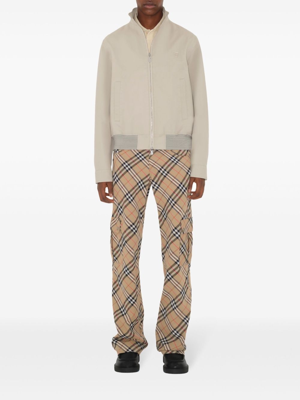 checked cargo pants - 2