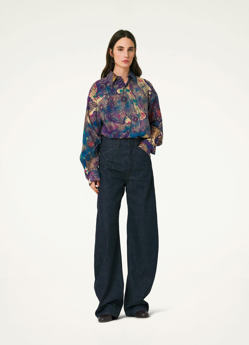 HIGH WAISTED CURVED PANTS 5