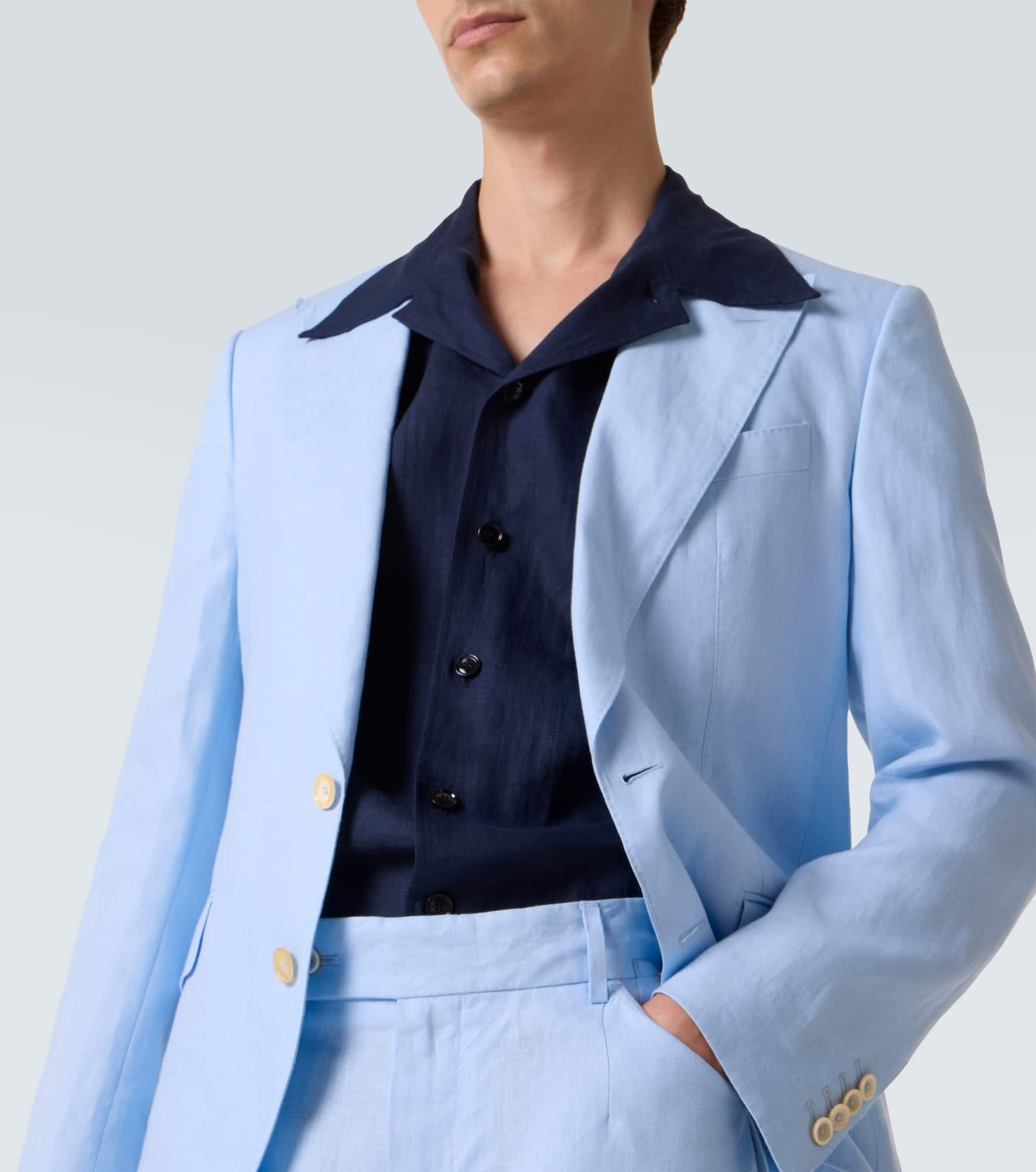 Sicilia linen blazer - 5