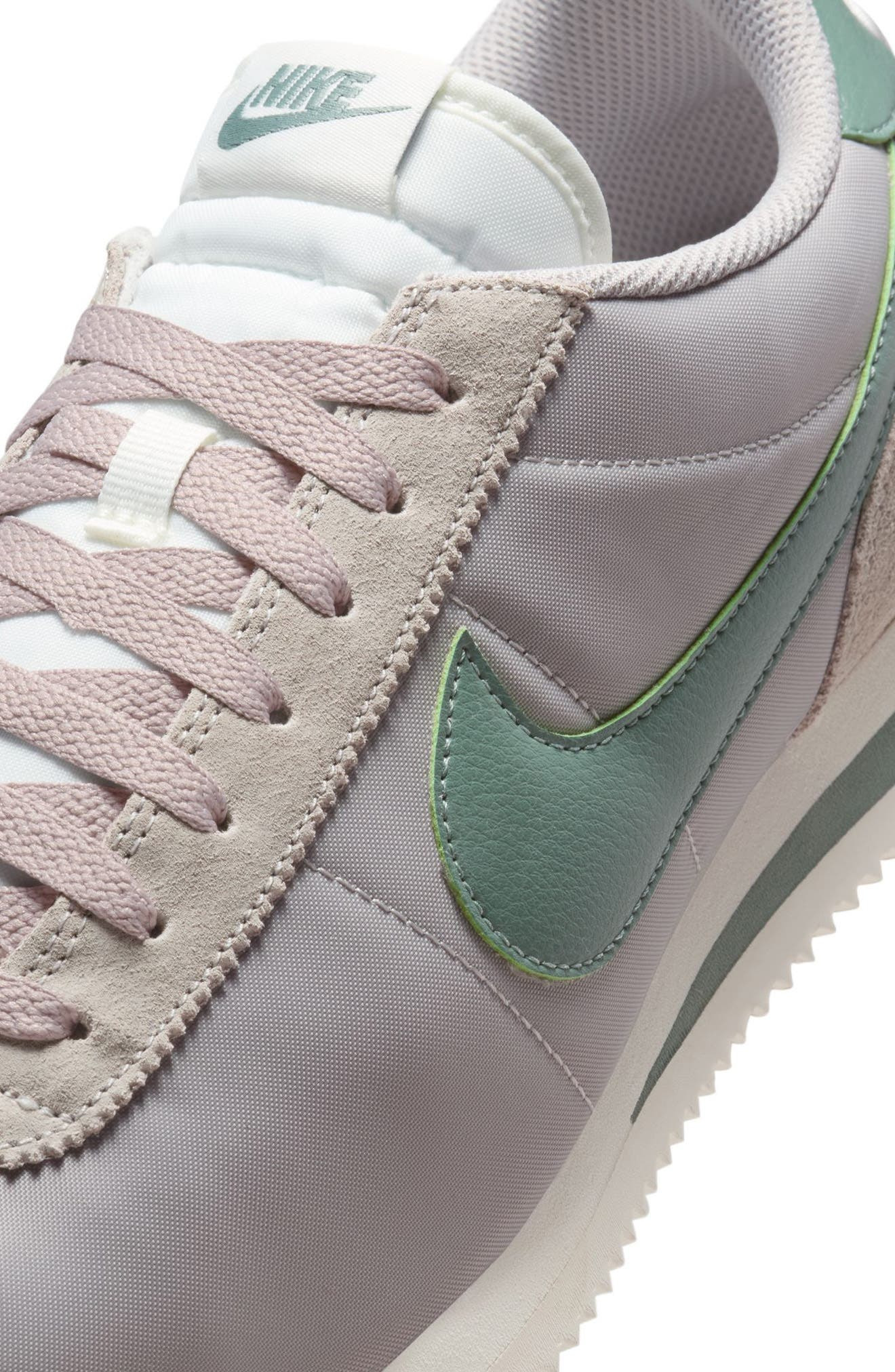 Nike Cortez TXT Sneaker in College Grey/Clay Green at Nordstrom - 8