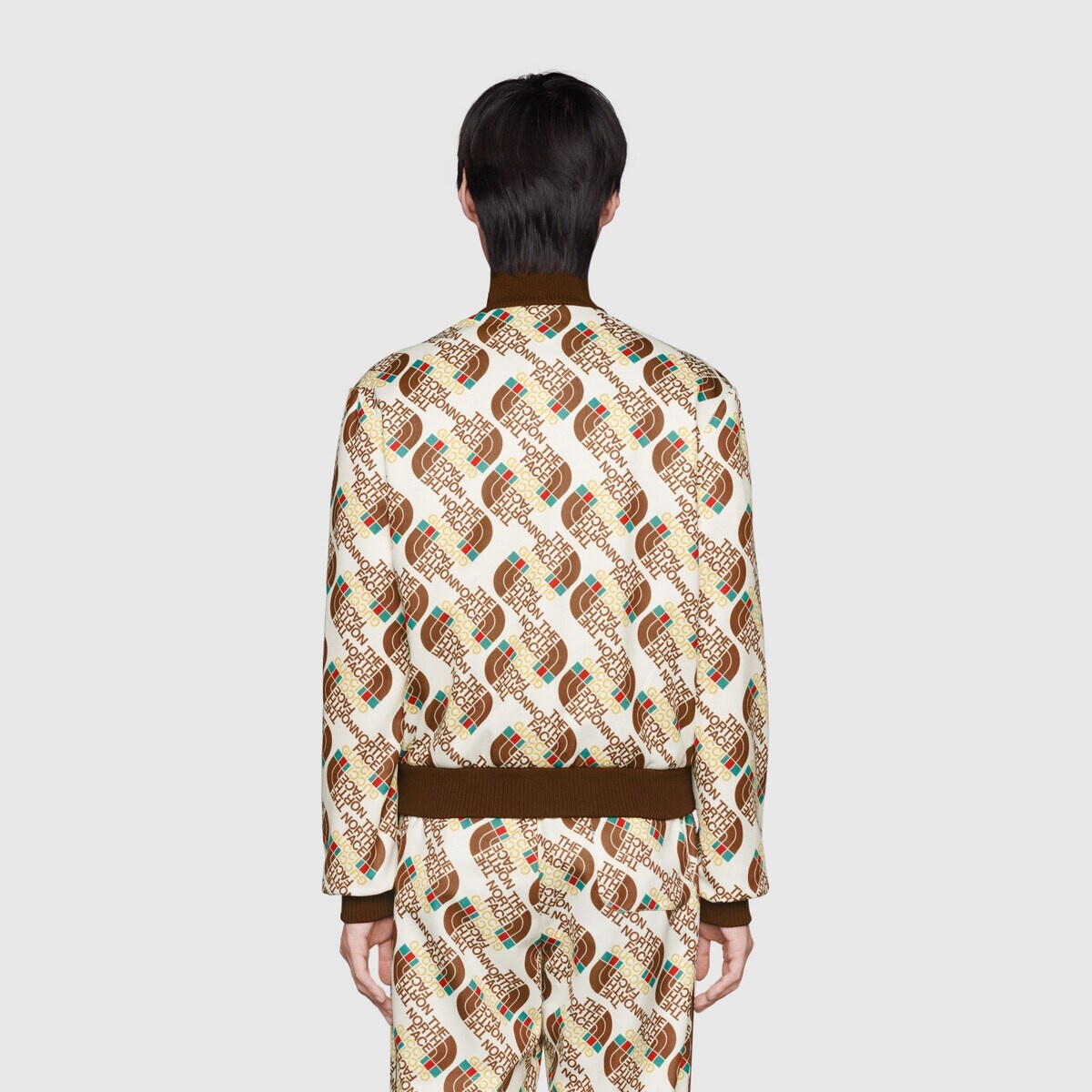 The North Face x Gucci Web print technical jersey jacket - 4