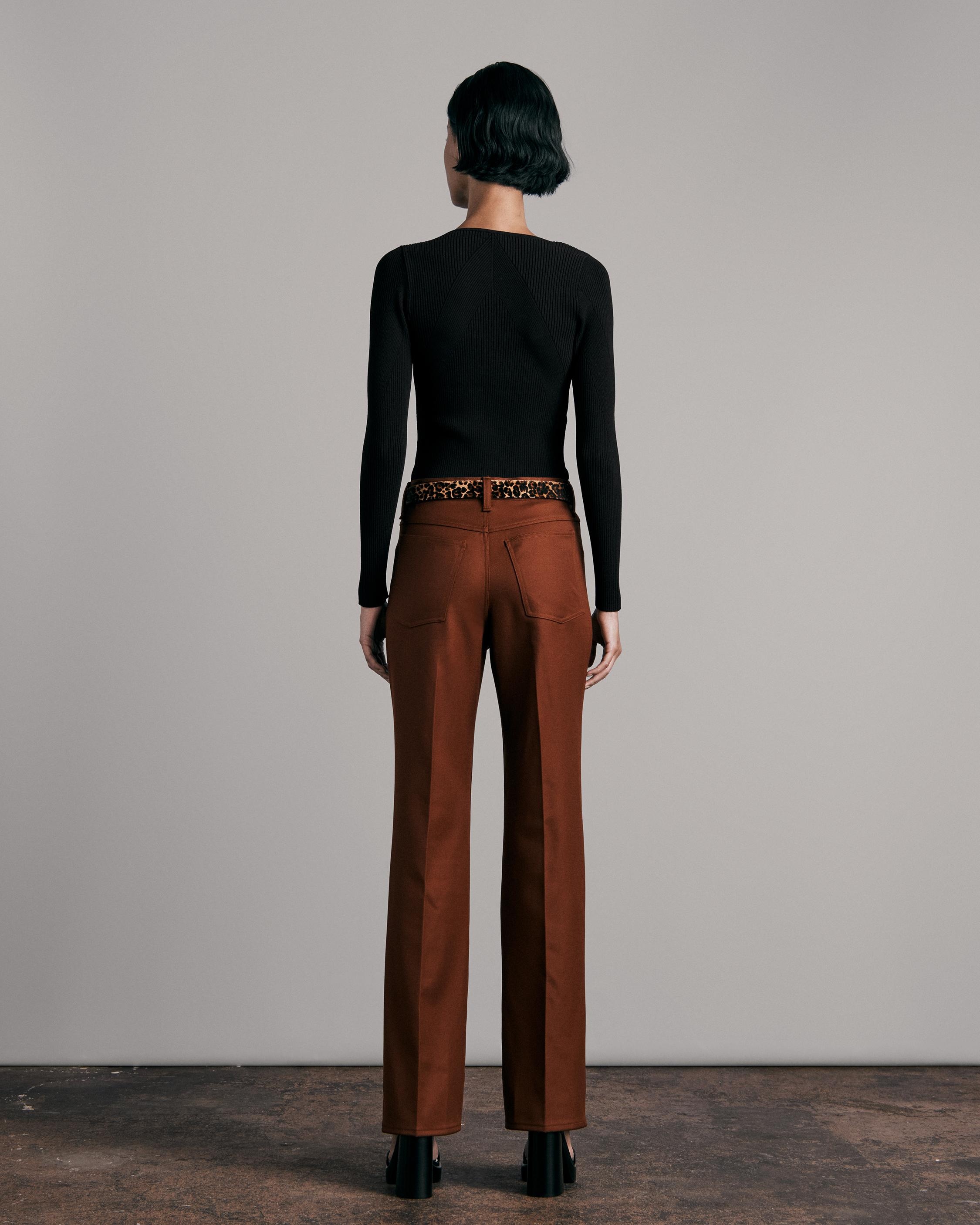 Asher Viscose Long Sleeve
Slim Fit Top - 5