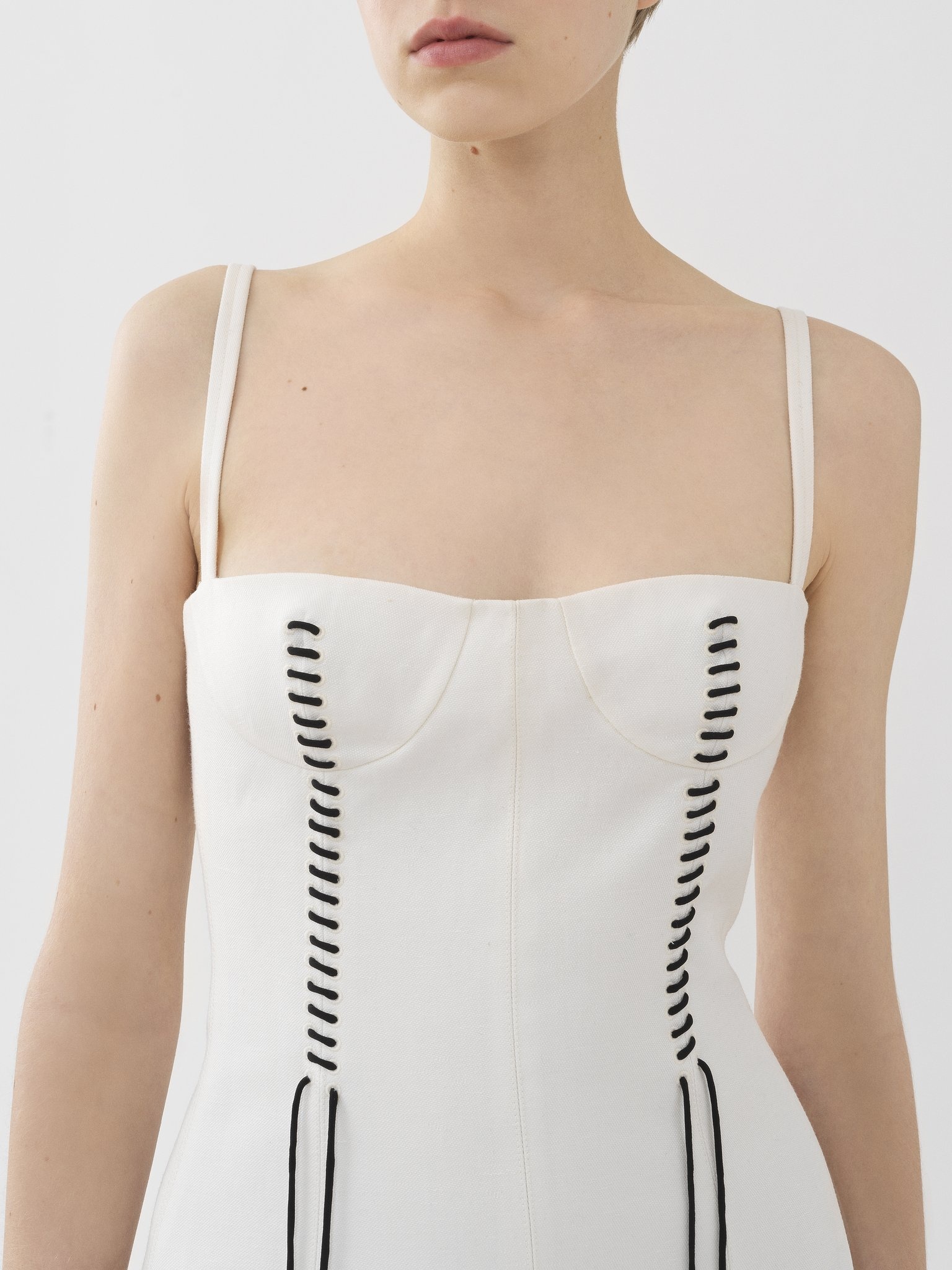PINAFORE MIDI DRESS - 5