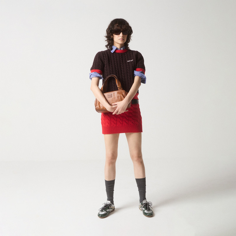 Miu Miu Wool and cotton sweater outlook
