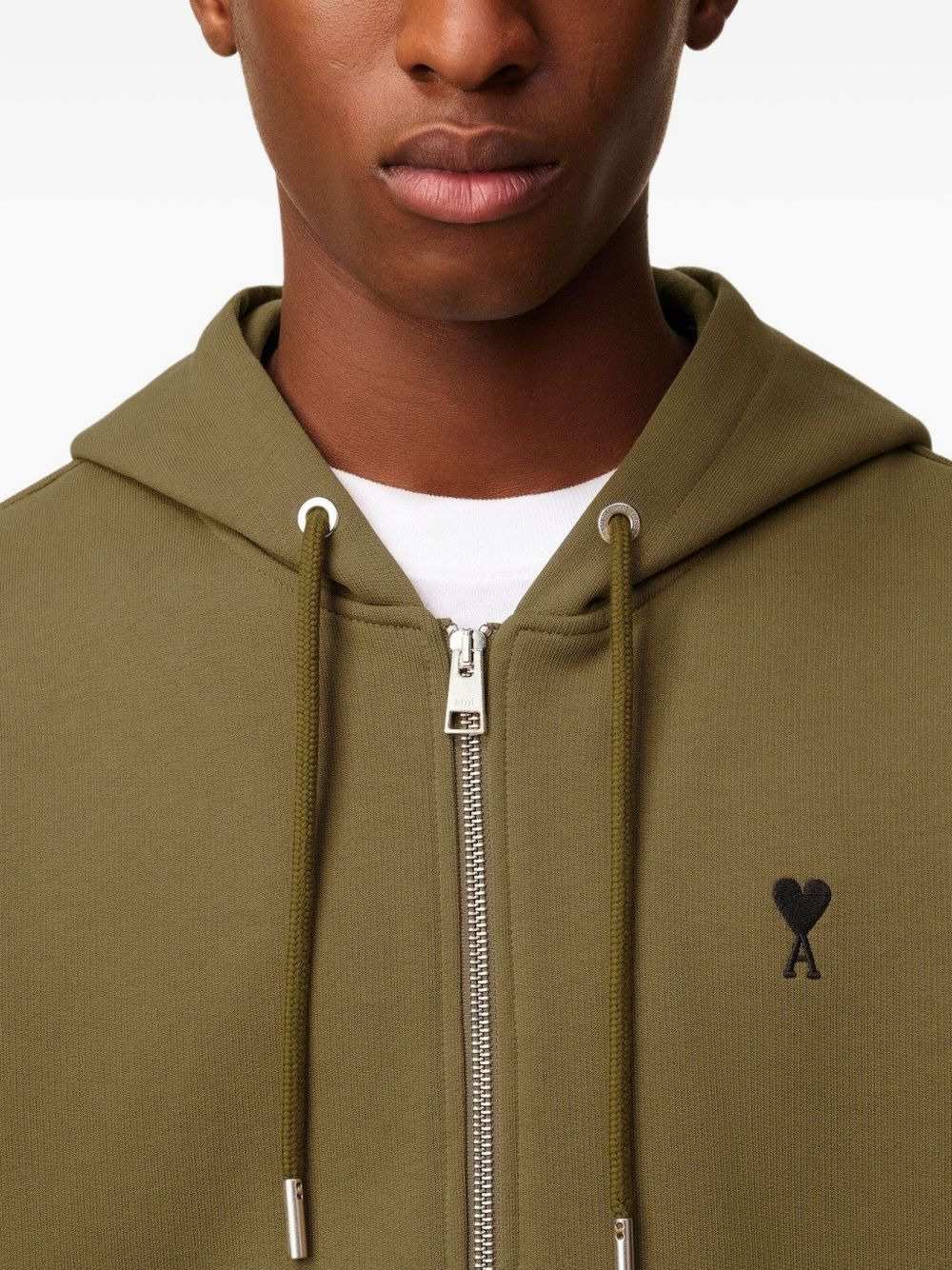 Ami-De-Coeur zip-up hoodie - 6