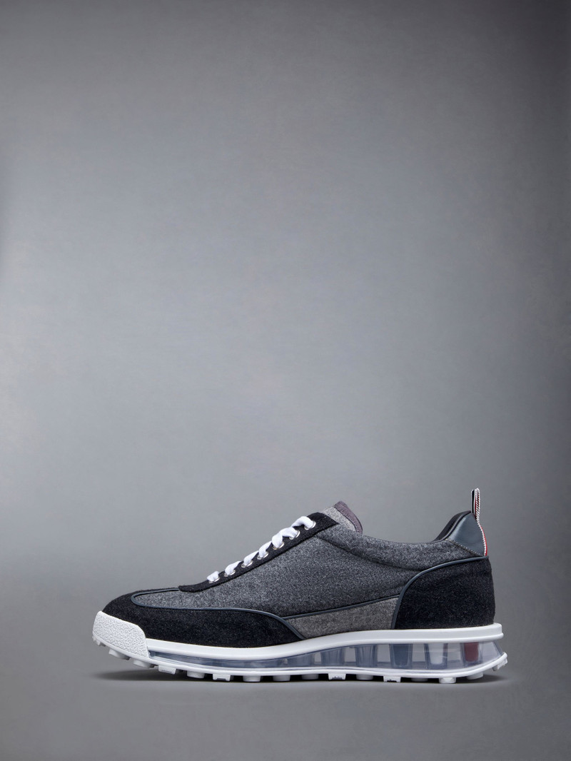 Wool Flannel Clear Sole Tech Runner 3