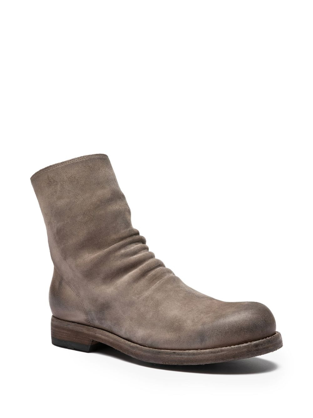 calf leather zip boots - 2