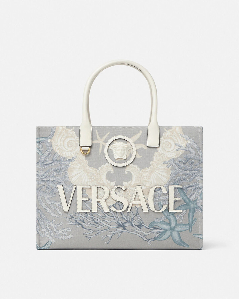 La Medusa Barocco Sea Canvas Tote Bag 1