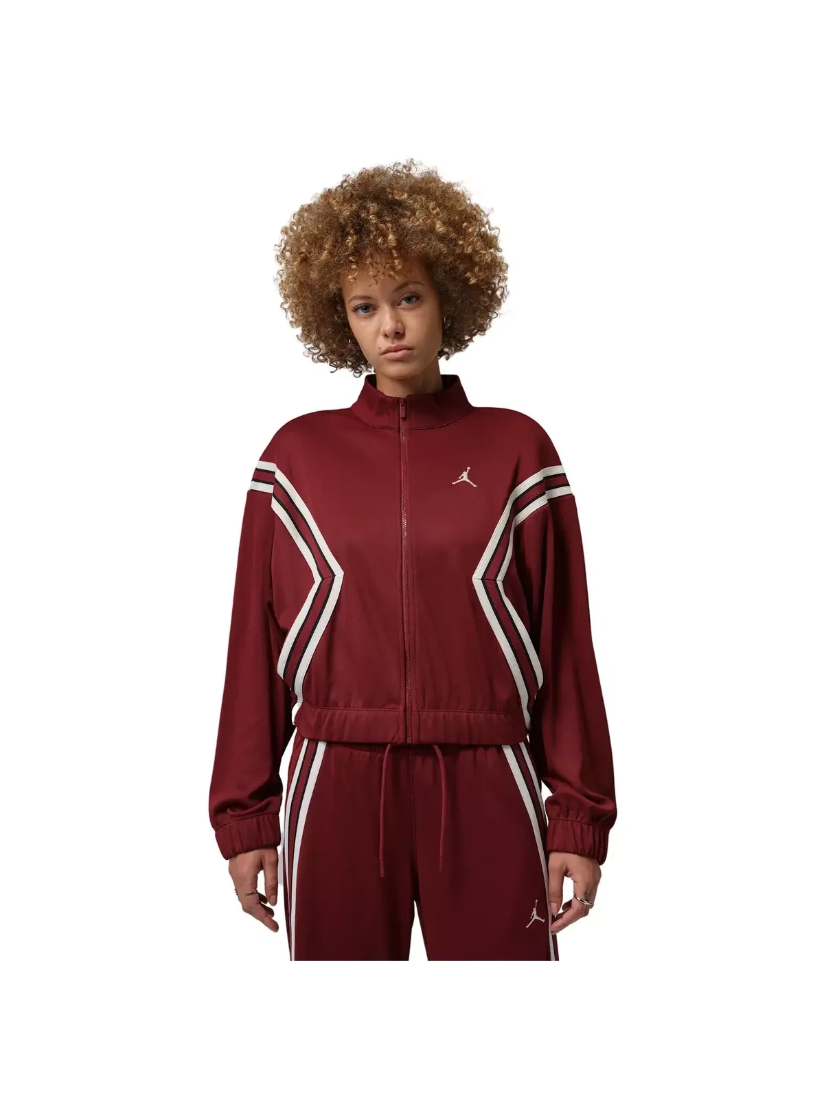 Women's Brooklyn Full-Zip Track Jacket -Red - 1