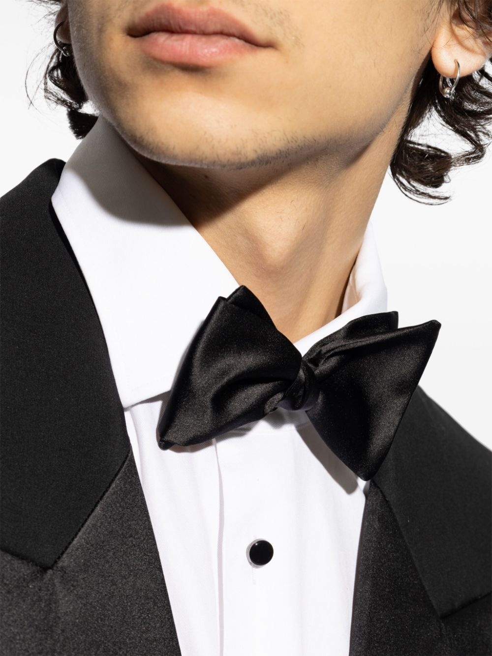 adjustable-fit silk bow tie - 5