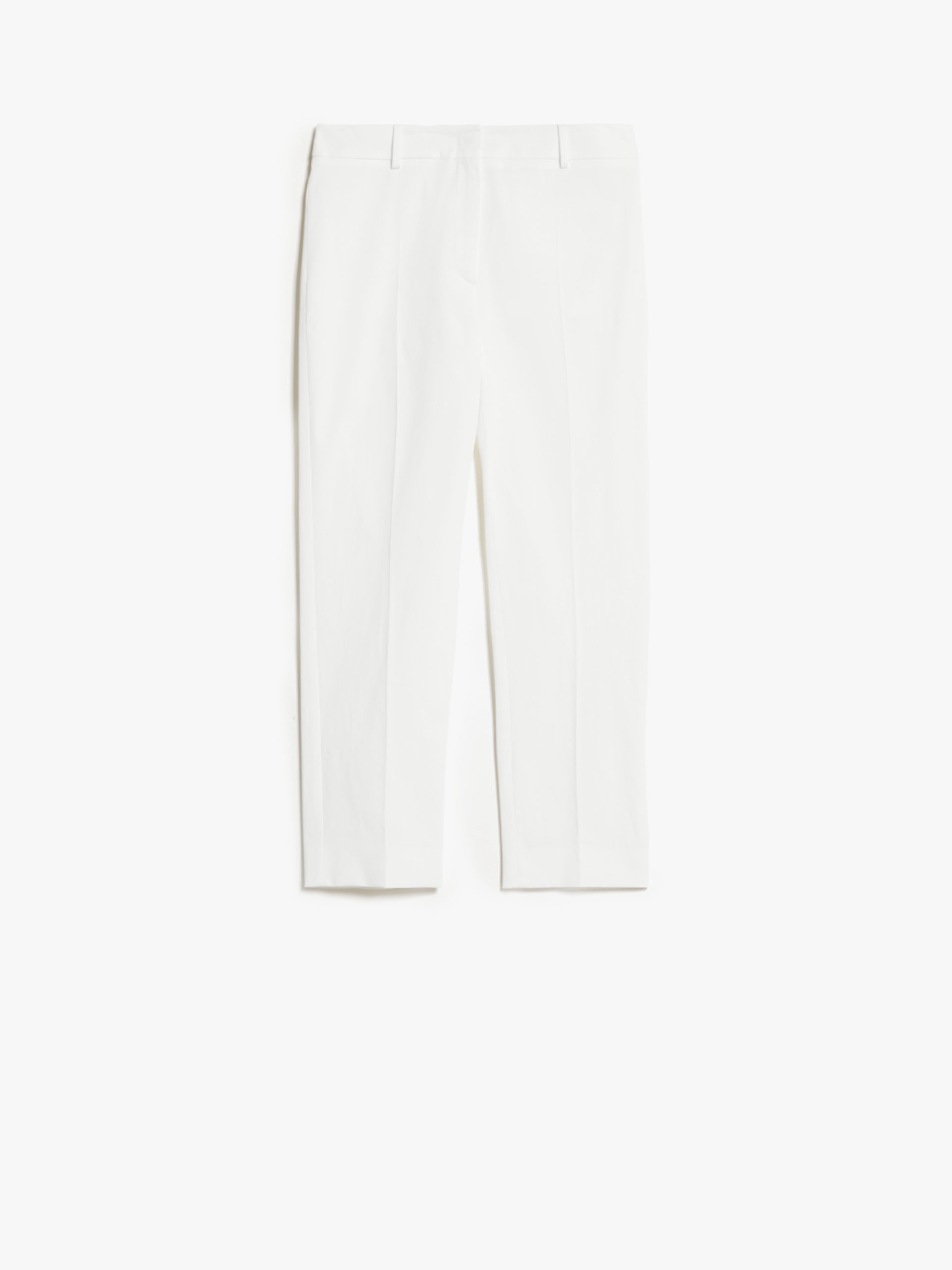 Cotton gabardine trousers - 1