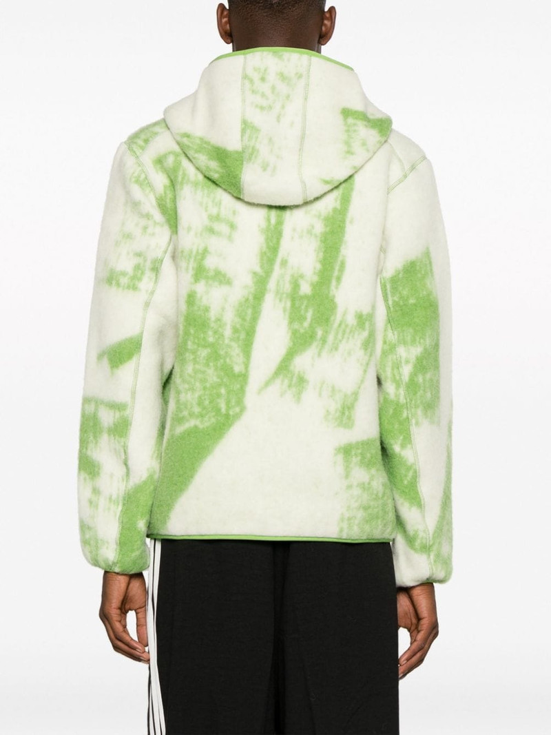 Fuzzy Fleece hooded jacket 4