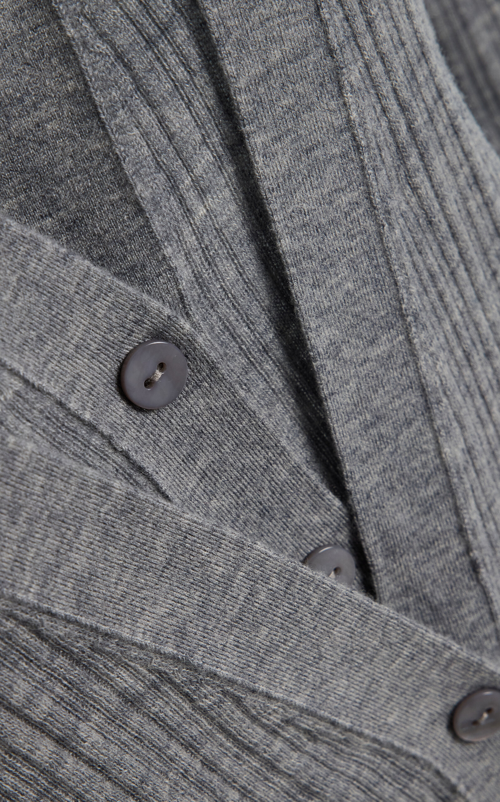 Vanna Cashmere Cardigan grey - 5