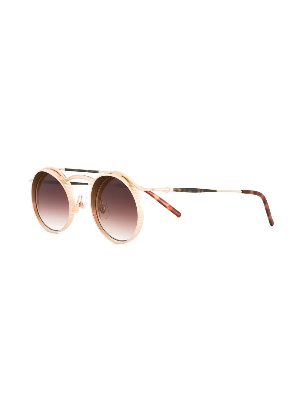 tortoise shell detail sunglasses - 2