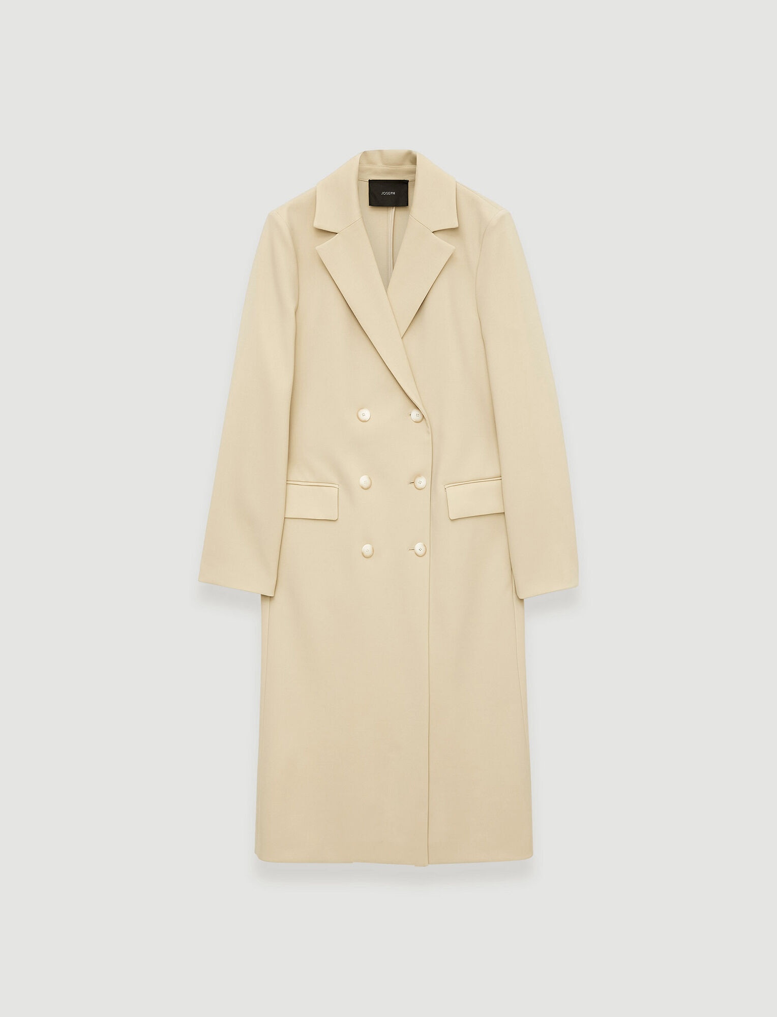 Bonded Tailoring Wool Stretch Chantin Coat - 1