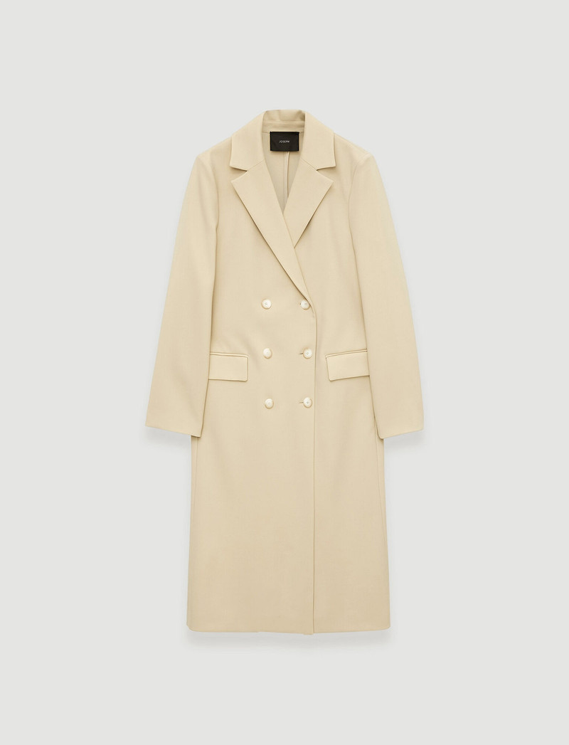Bonded Tailoring Wool Stretch Chantin Coat 1