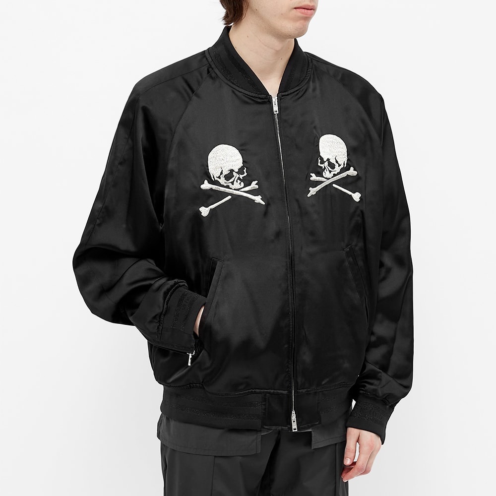 MASTERMIND WORLD Skull Silk Bomber Jacket - 6