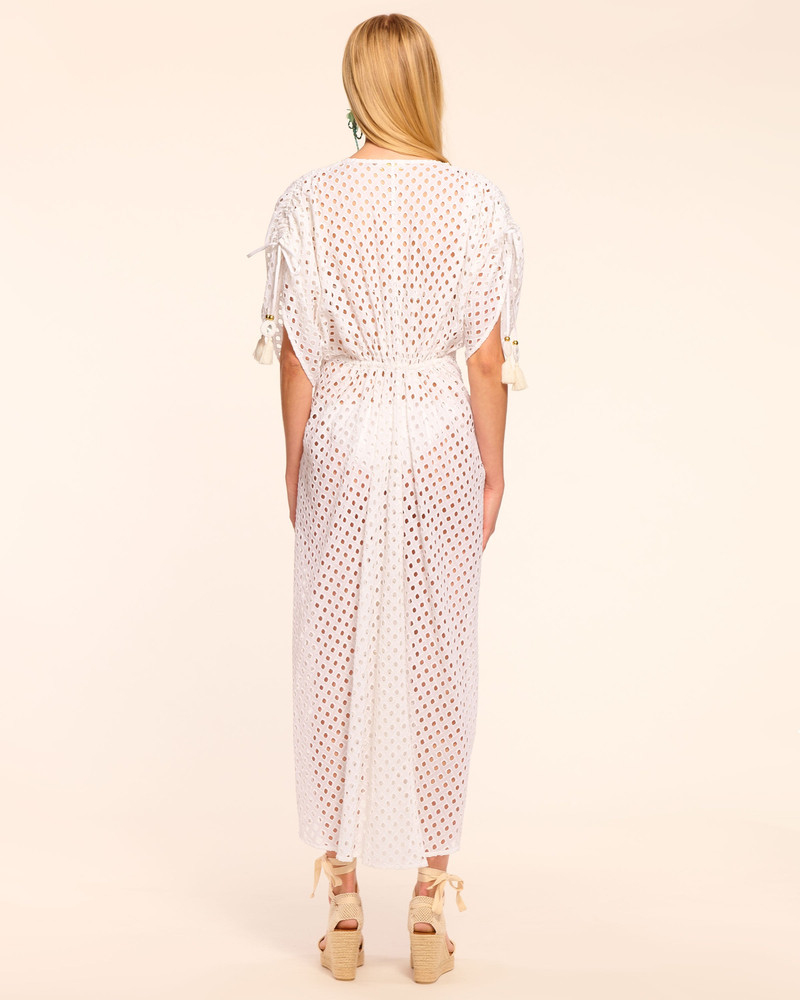 Rashelle Eyelet Coverup Maxi Dress 4