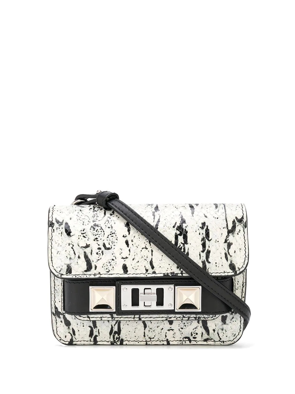 snakeskin effect PS11 Belt Bag - 1