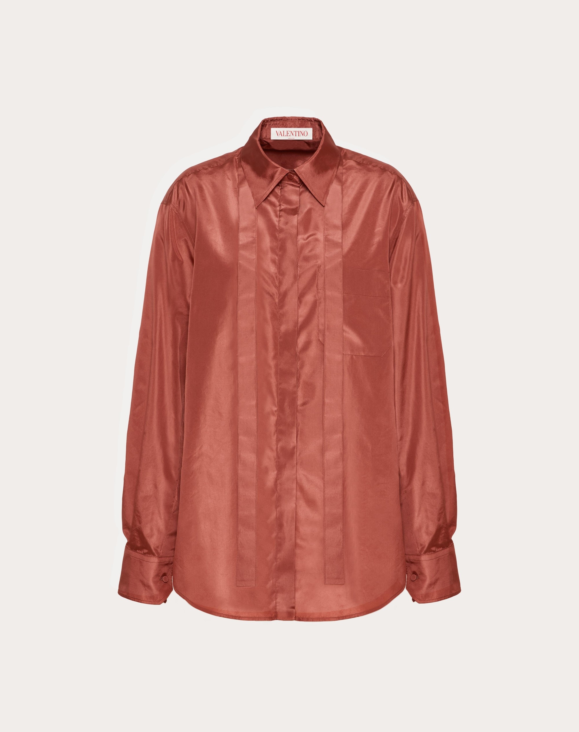 WASHED TAFFETA SHIRT - 1