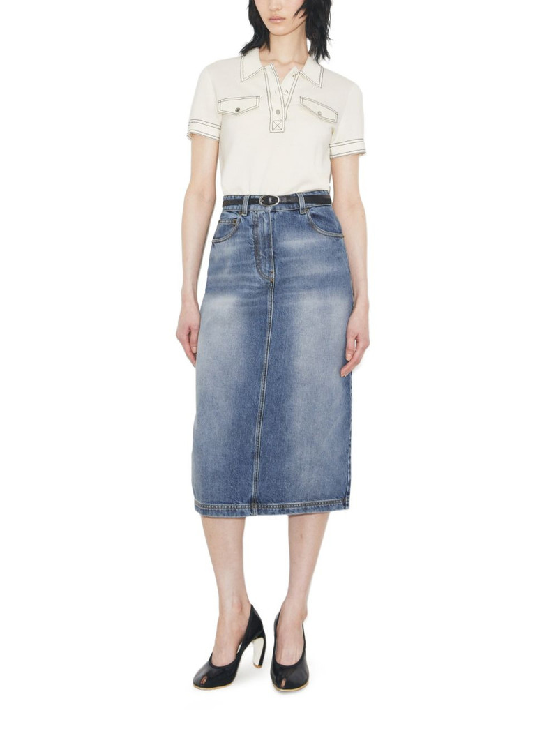 TORY BURCH denim skirt outlook