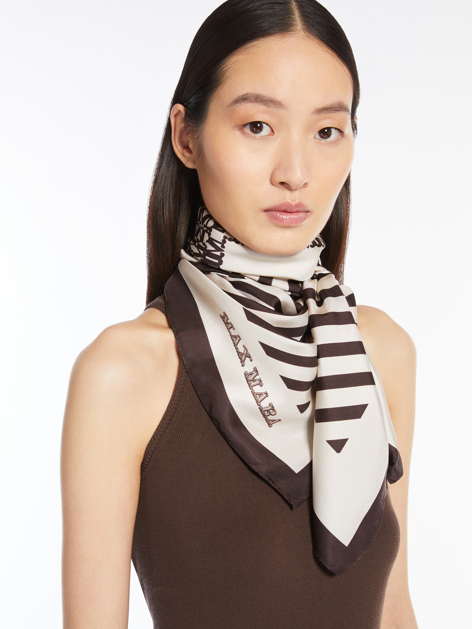 CARRE90W Printed silk scarf - 4