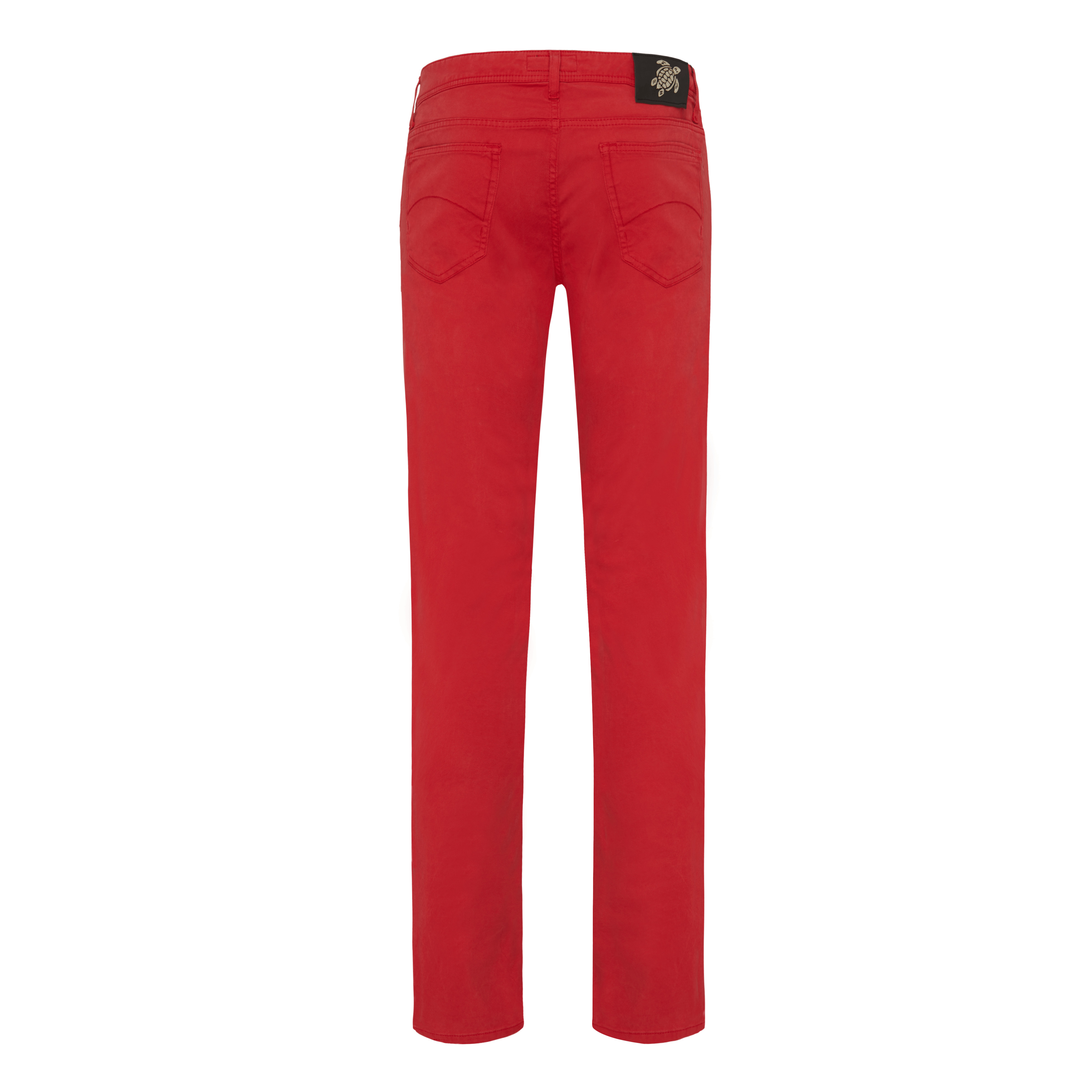 Men 5-Pockets Tencel Gabardine Pants - 2