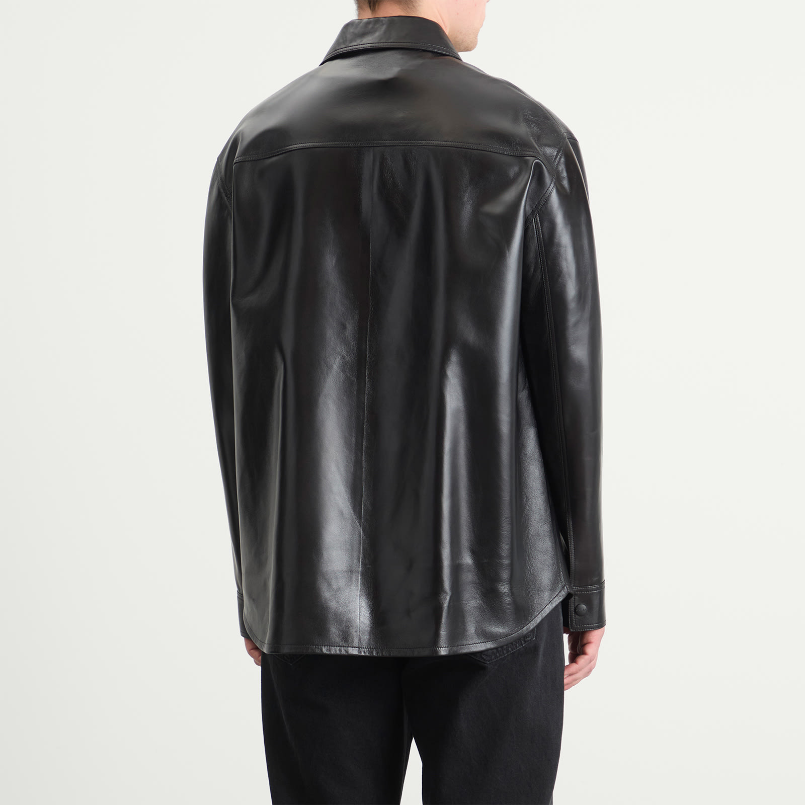 Gucci Soft Nappa Leather Overshirt - 3