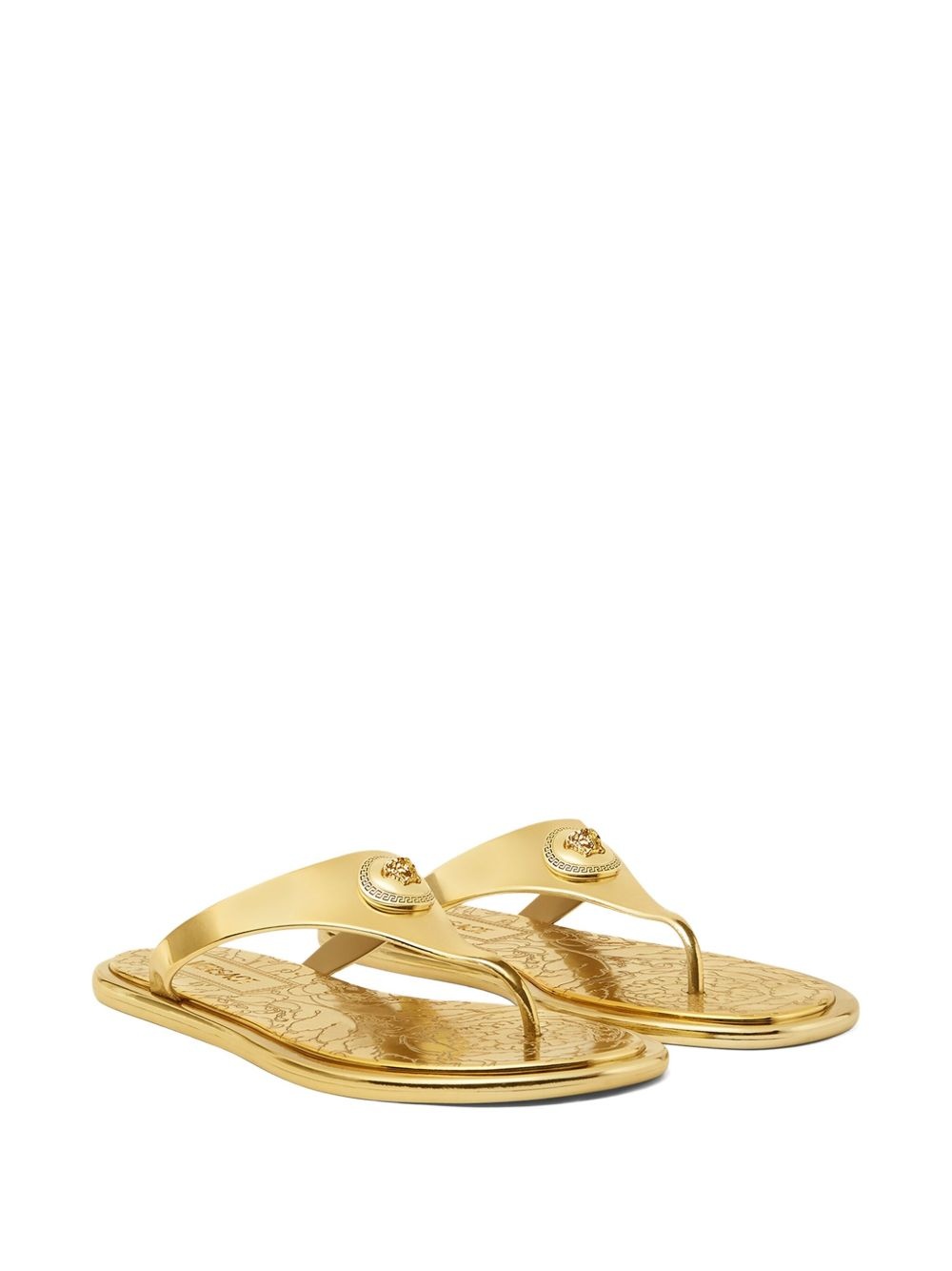 Alia metallic flat sandals - 2