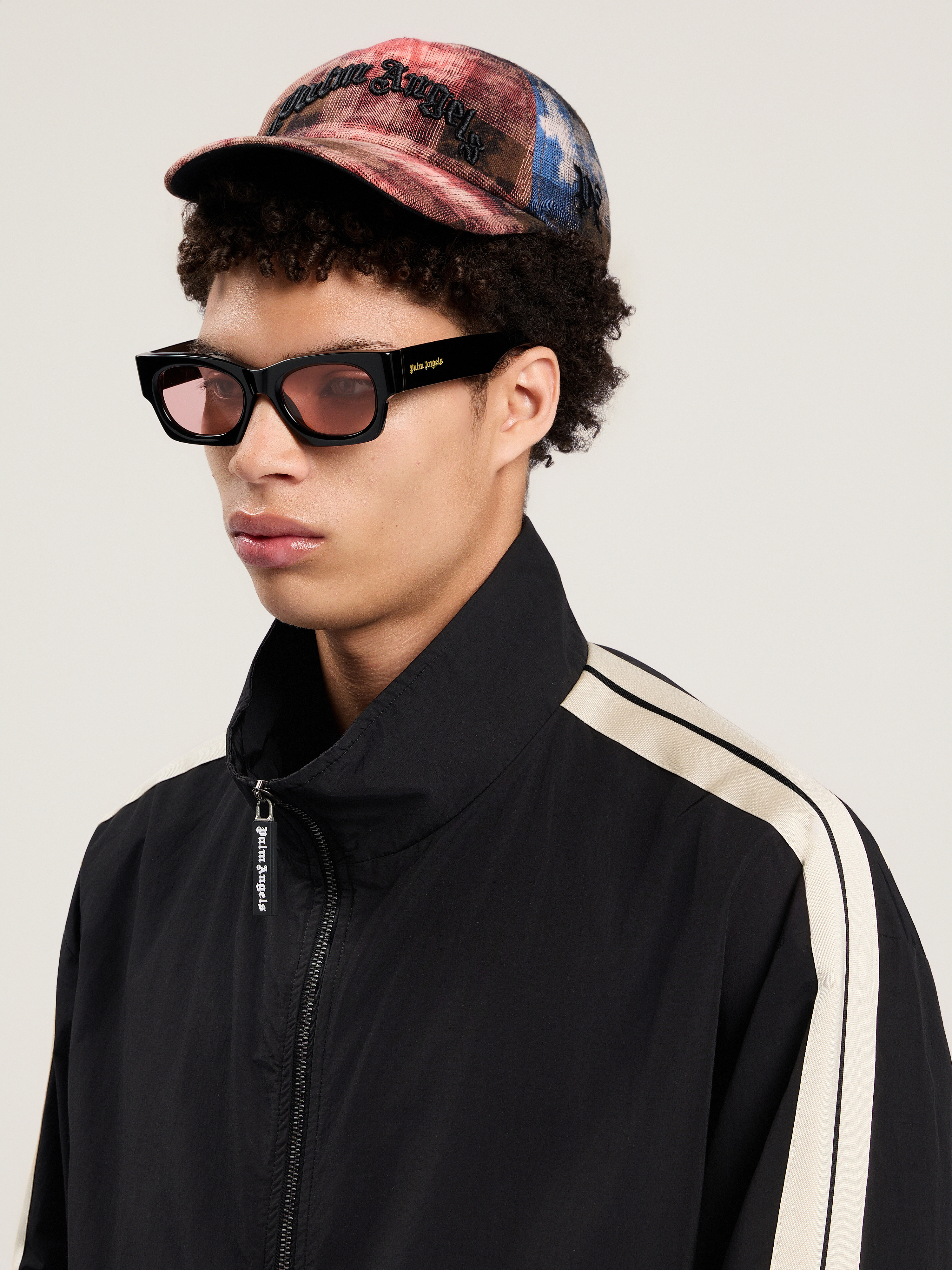 Curved Logo Check Cap - 2