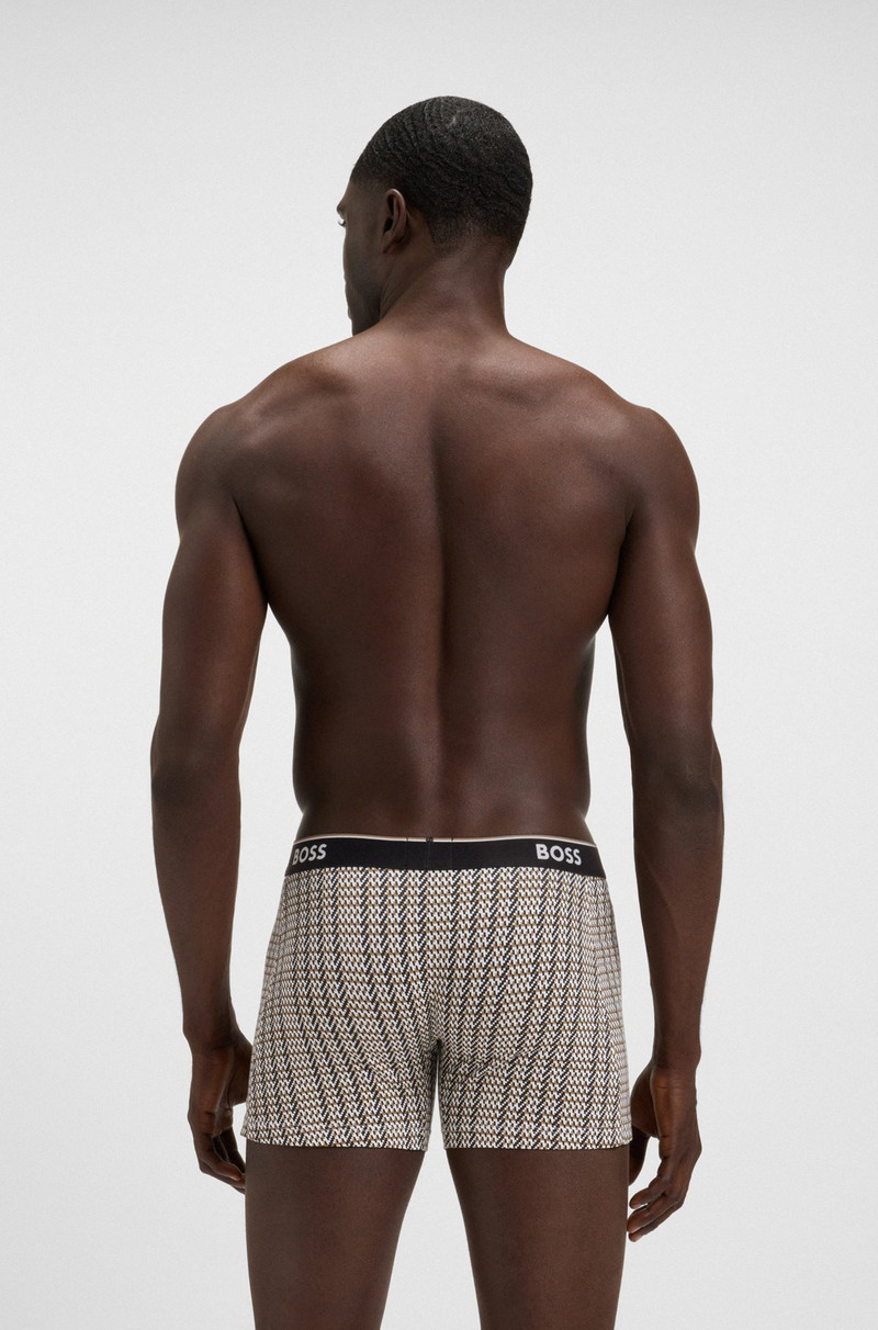 BOSS THREE-PACK OF STRETCH COTTON BOXER BRIEFS outlook