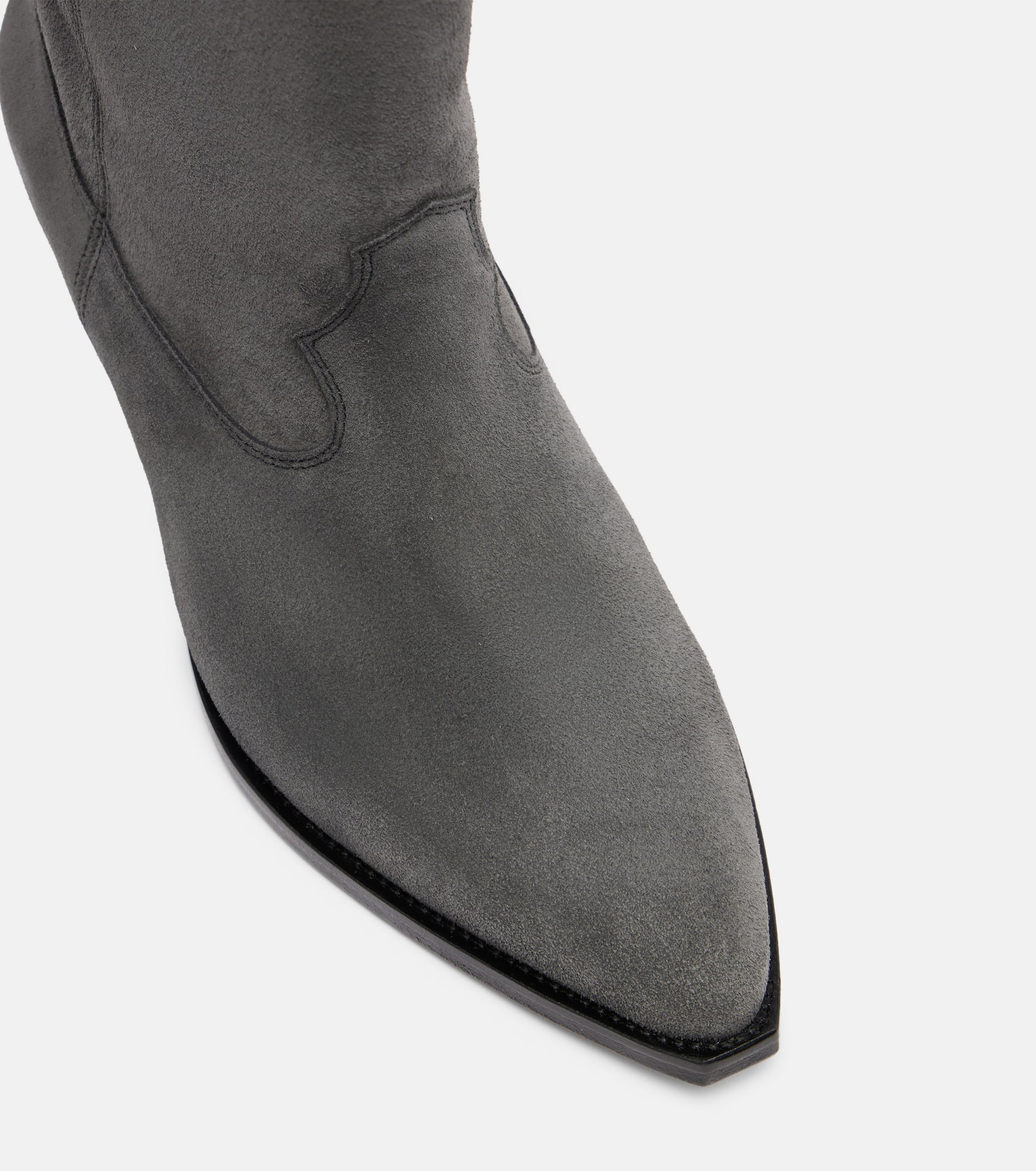 Leyane suede cowboy boots - 5