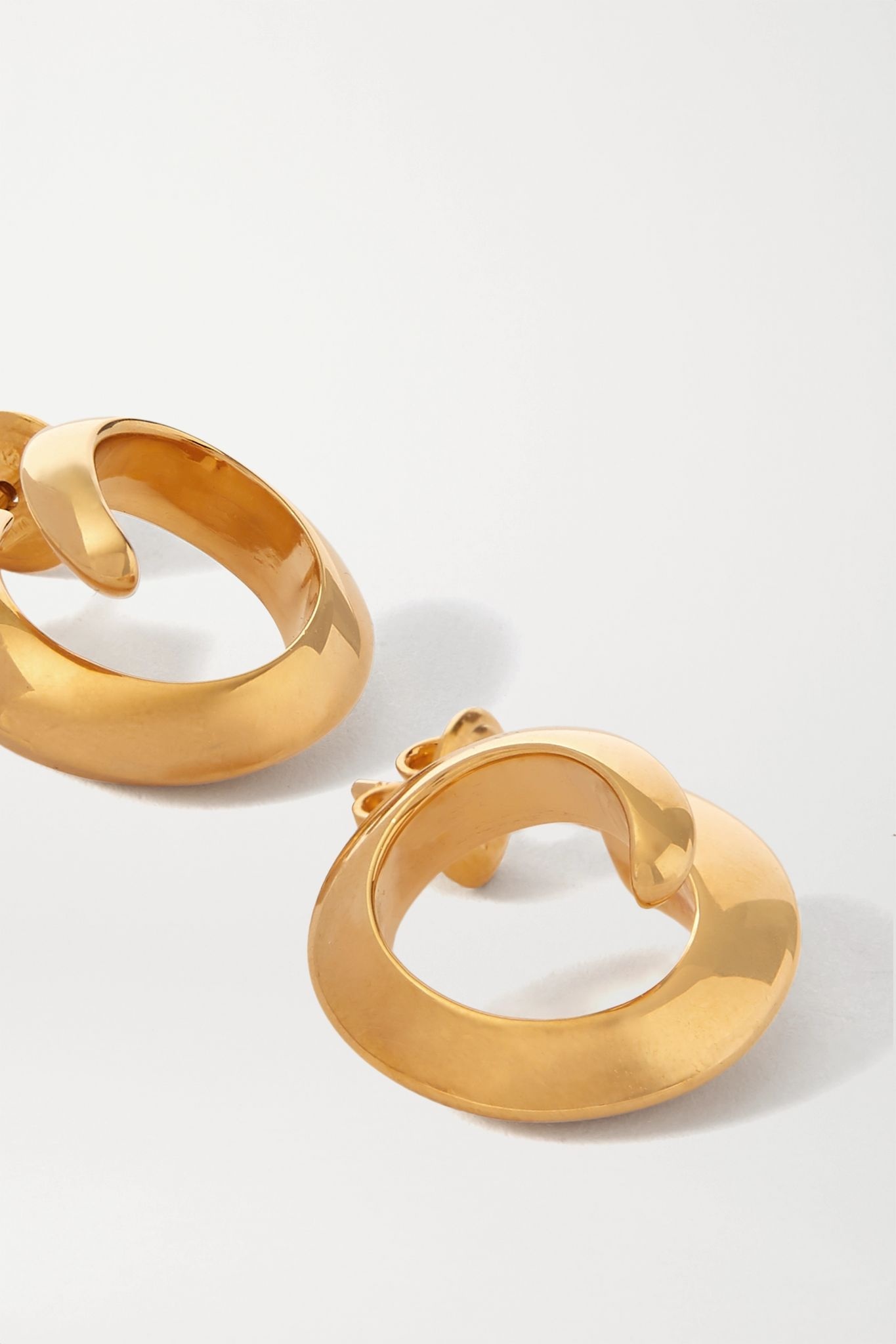 Gold-tone earrings - 4