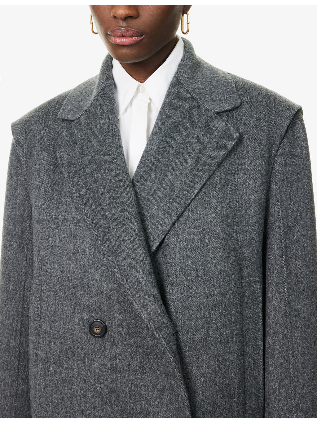 Reversible Notch-Lapel Wool Coat - 5