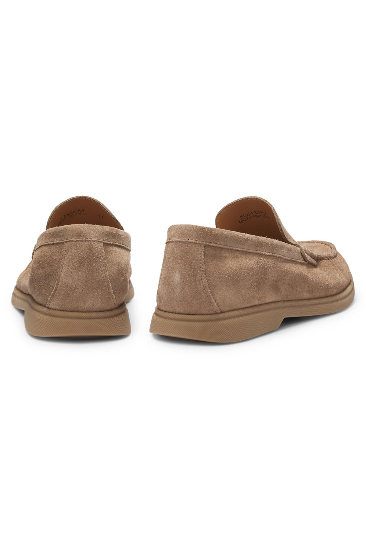 SUEDE LOAFERS WITH CONTRAST OUTSOLE - 5