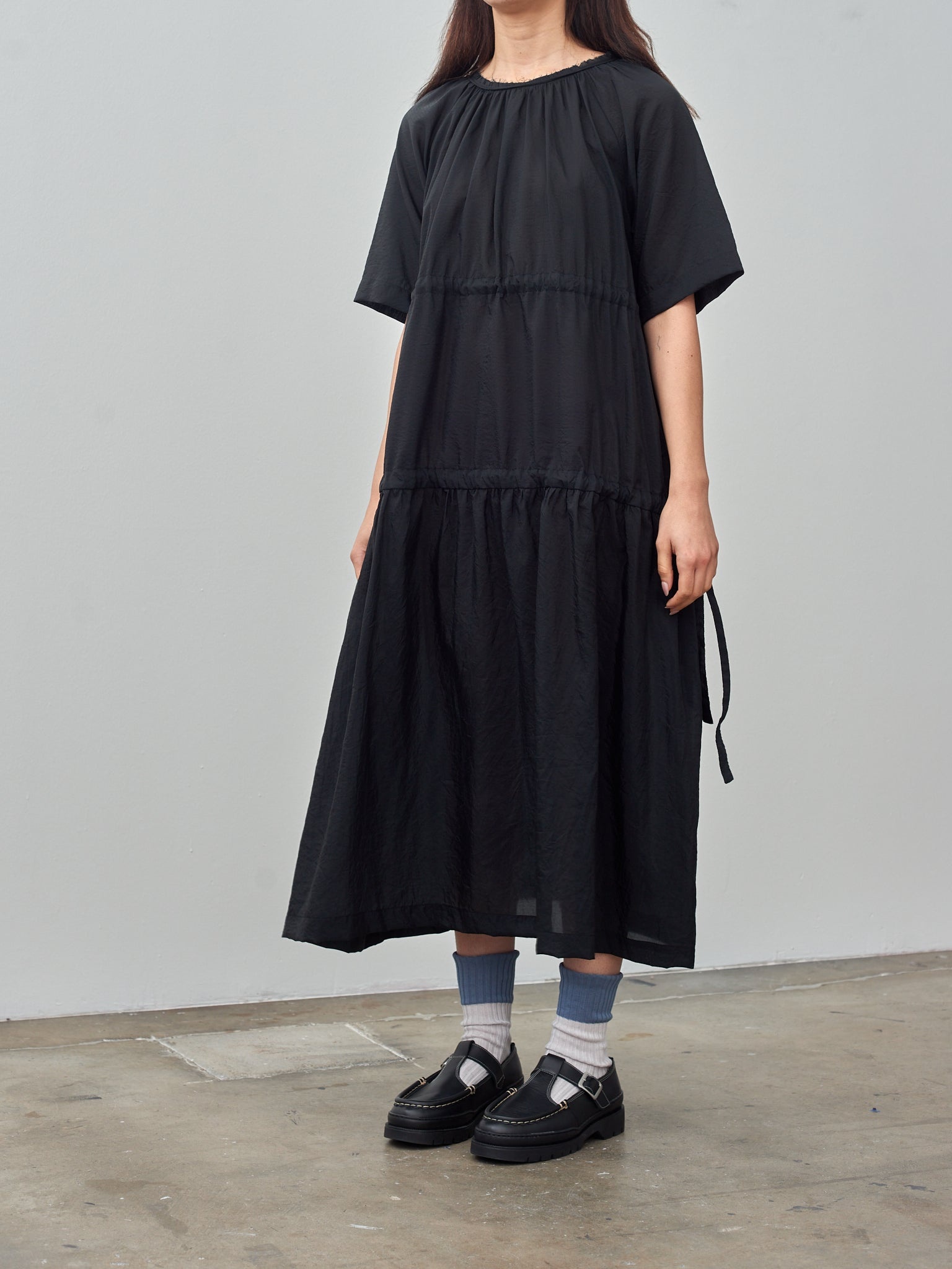 Ripstop Balloon Dress - Black - 2