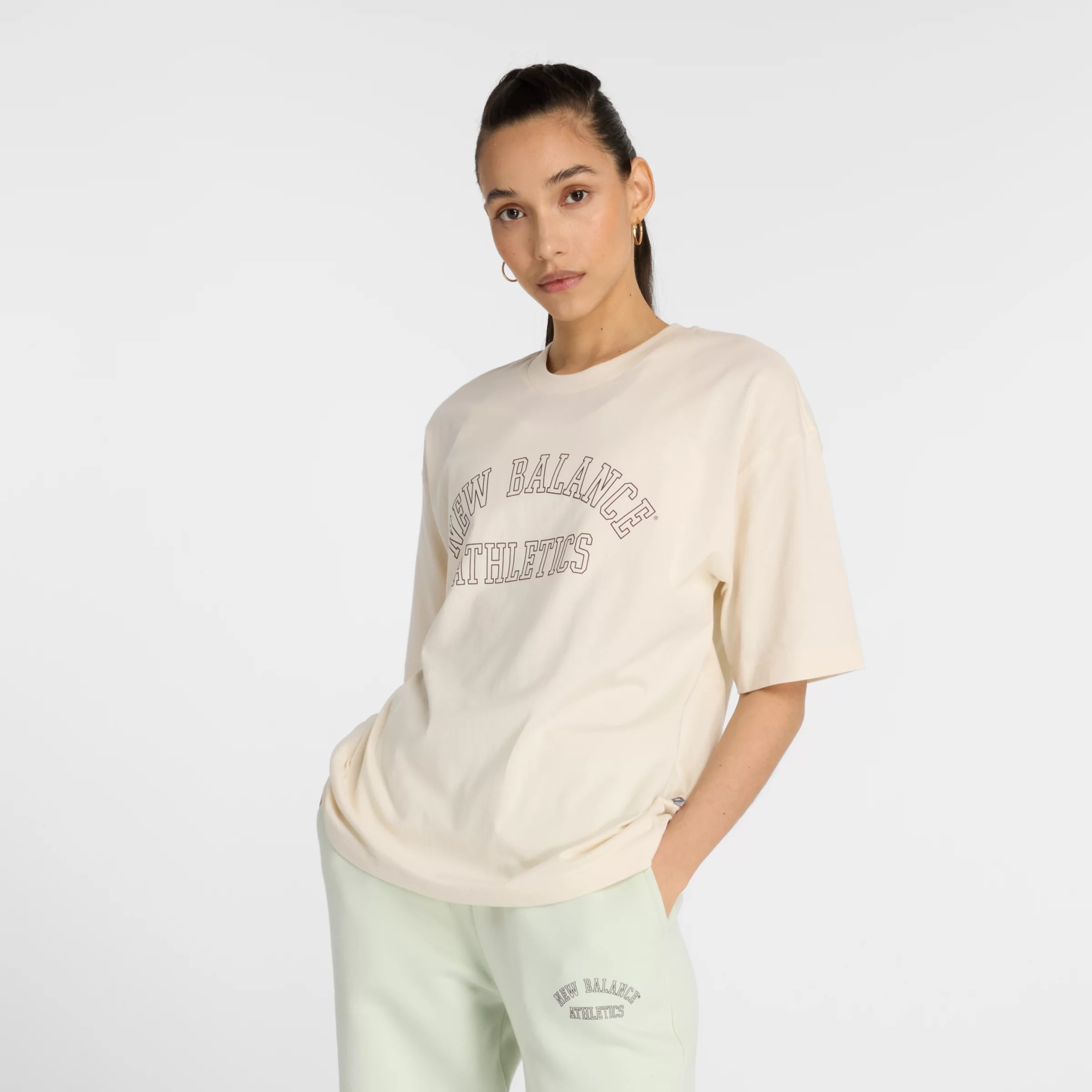Graphic Jersey Oversized T-Shirt - 1