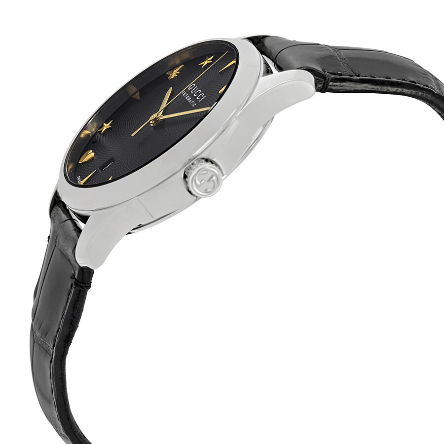 Gucci G-Timeless Automatic Black Dial Ladies Watch YA126469 - 2